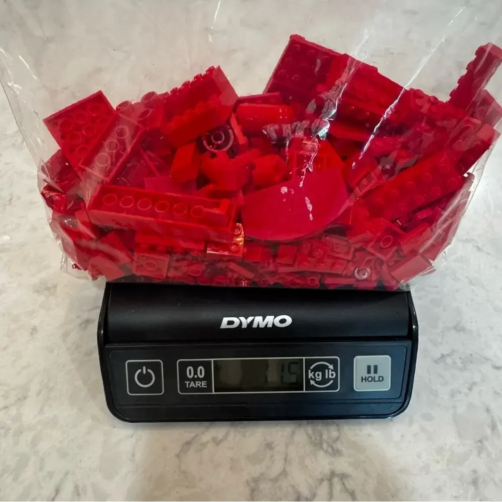 Legos Red Assorted Building Blocks Set, 11oz